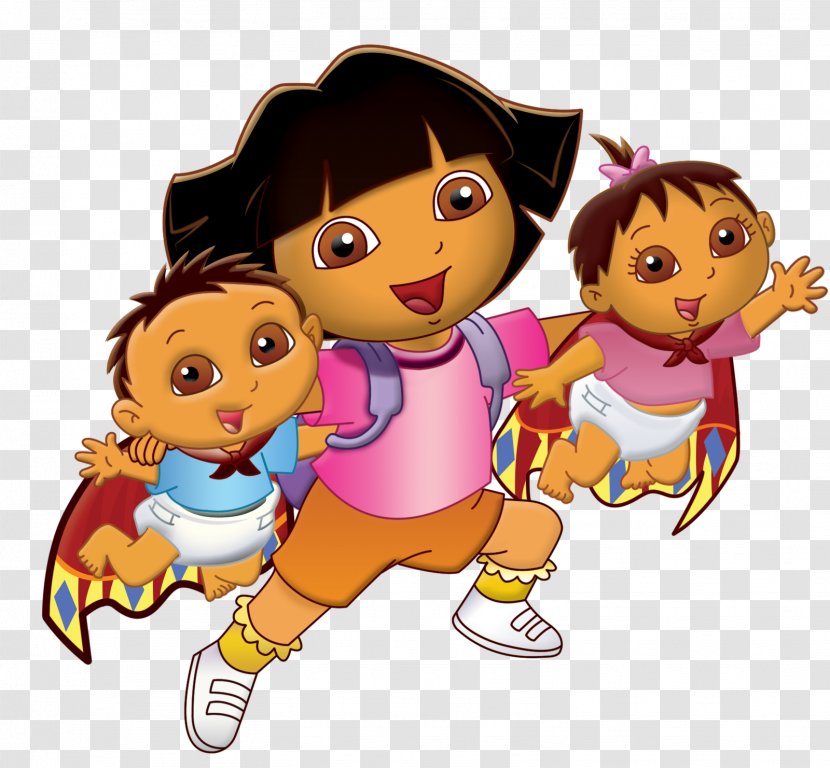Dora The Explorer Super Babies Cartoon Clip Art - Smile Transparent PNG
