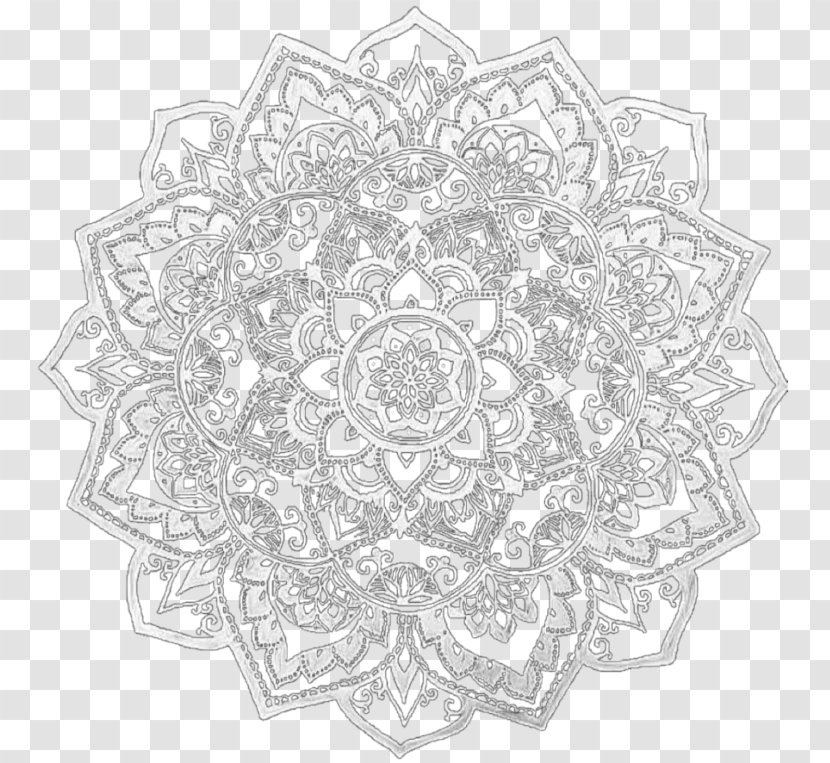 Motif Background - Drawing - Textile Ornament Transparent PNG