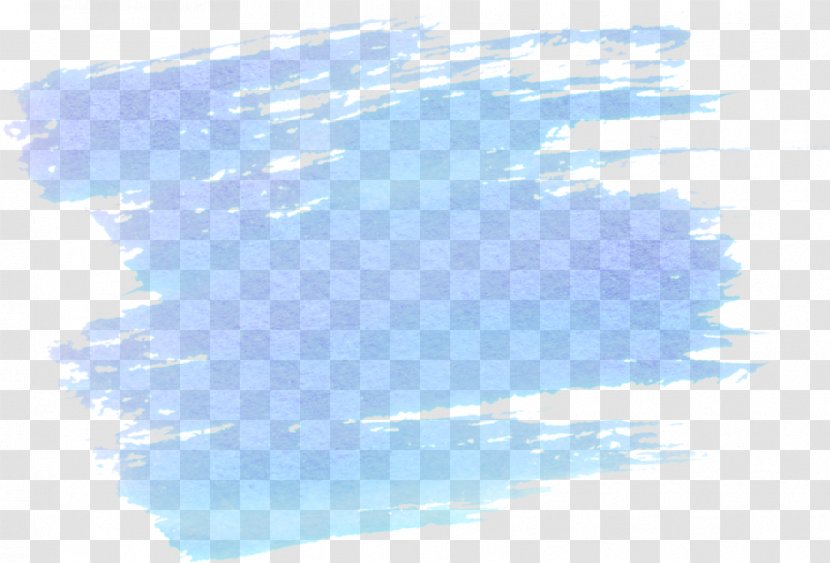 Blue Sky Daytime Sunlight Turquoise - Water - Watercolor Brush Transparent PNG