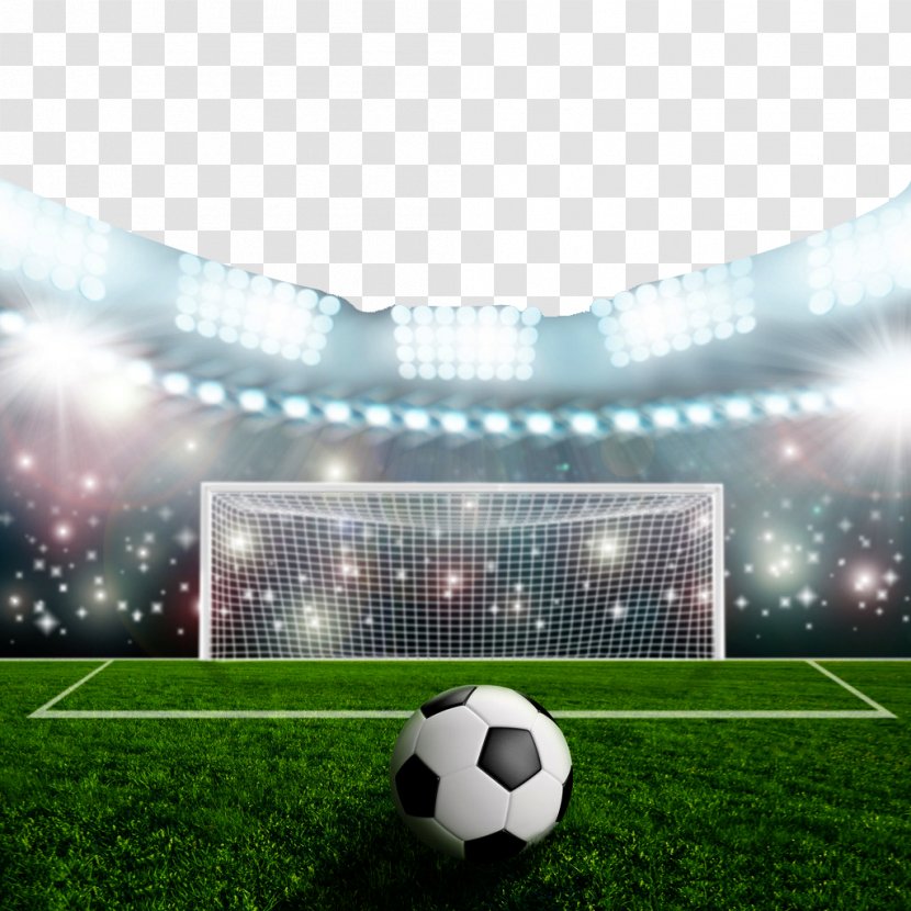Football Pitch Goal Soccer-specific Stadium - Sport Venue - Soccer Field Transparent PNG