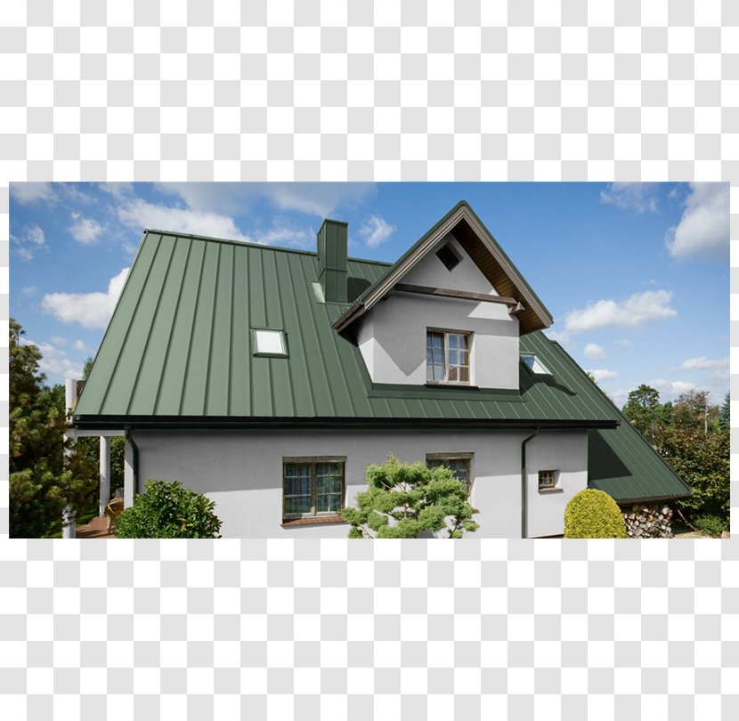 Corrugated Galvanised Iron Roof Dachdeckung Blachodachówka Building Materials - Tak Transparent PNG