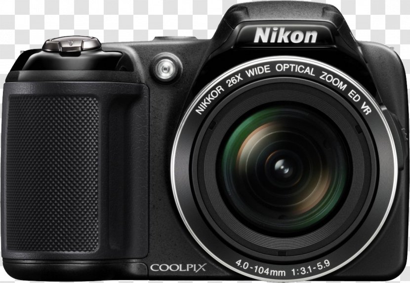 Point-and-shoot Camera Zoom Lens Nikon Superzoom - Cameras Optics - Photo Image Transparent PNG