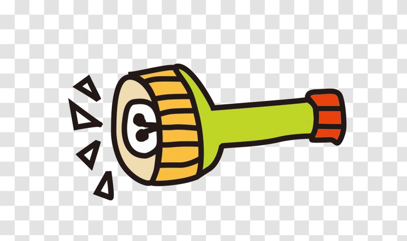 Flashlight Cartoon - Luminous Efficacy Transparent PNG