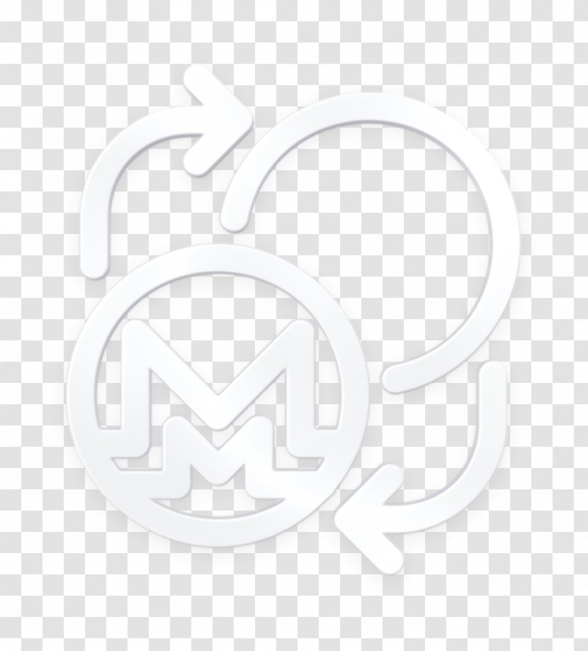 Sony Logo - Monero Icon - Blackandwhite Symbol Transparent PNG