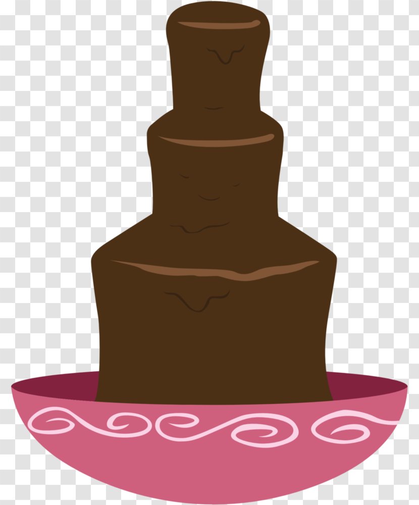 Chocolate Fountain Cake Bar Clip Art - Cartoon Transparent PNG