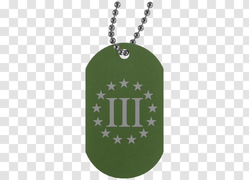 Dog Tag Military United States Newfoundland Ball Chain - Silver - Molon Labe Transparent PNG