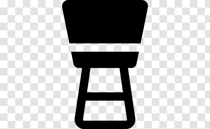 Furniture Black Chair - Djembe Transparent PNG