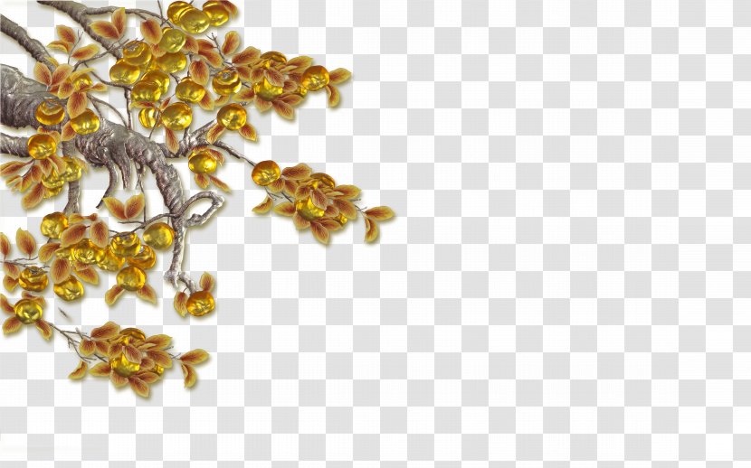Gold Tree Pictures - Art - Poster Transparent PNG