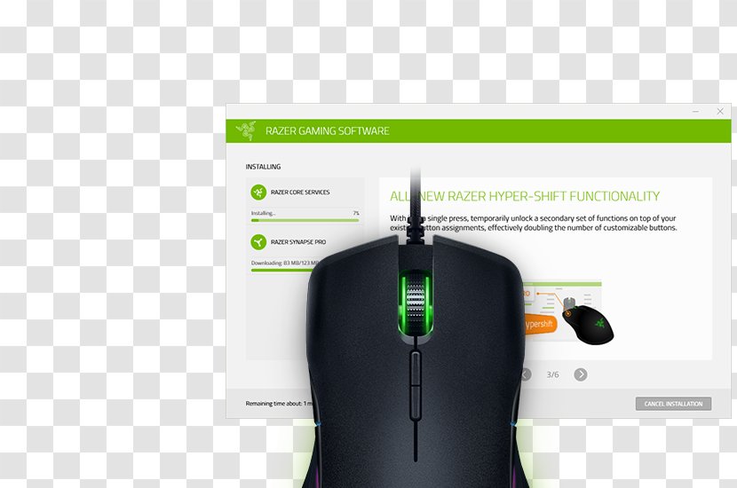 Computer Mouse Razer Inc. Hardware DeathAdder Elite Input Devices Transparent PNG