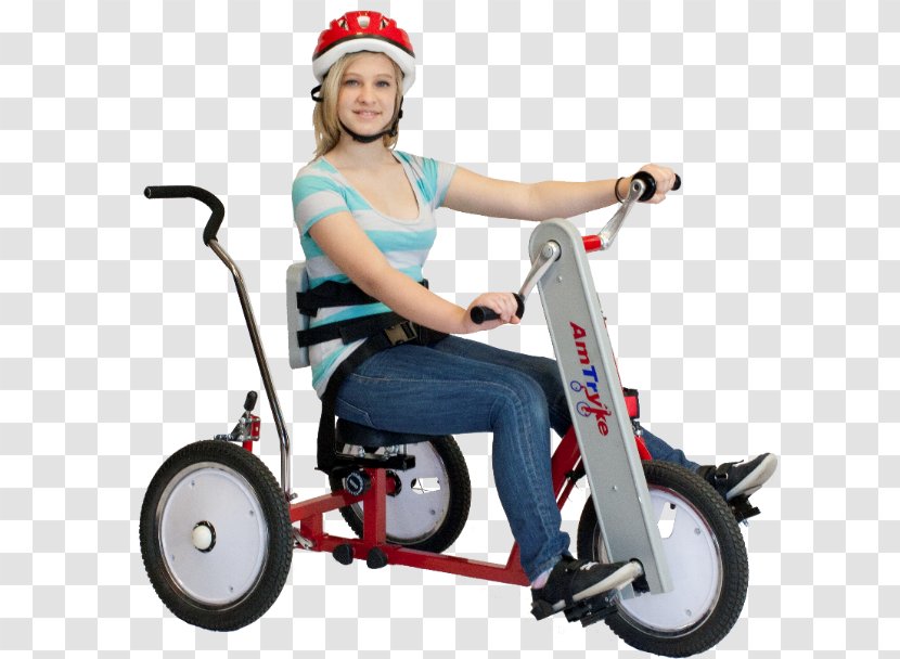 Wheel Tricycle Bicycle Special Needs Motorcycle Helmets - Handcycle Transparent PNG