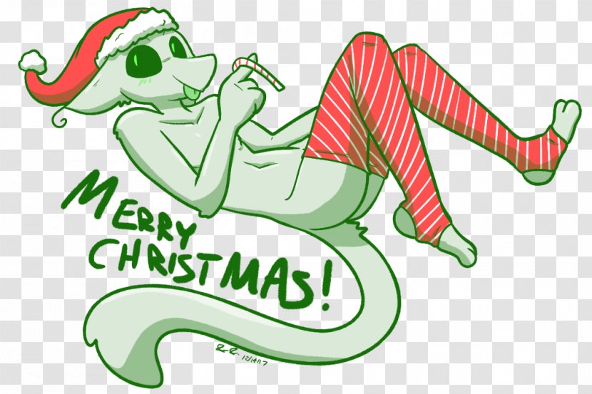 Christmas Gift Art - Green Transparent PNG