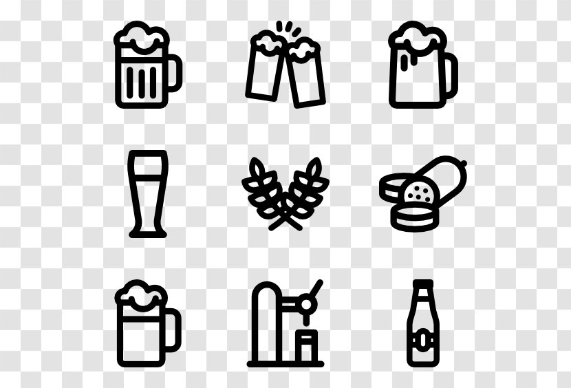 Smart Device Handheld Devices Clip Art - Monochrome - Beer Pack Transparent PNG