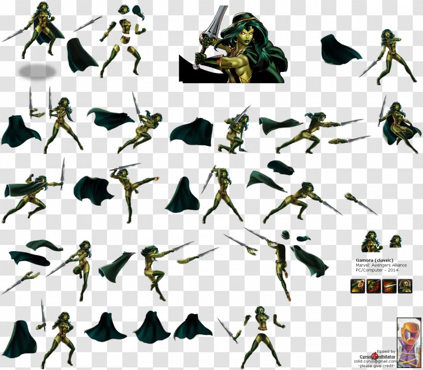 Gamora Marvel: Avengers Alliance Drax The Destroyer Groot Black Widow - Moths And Butterflies Transparent PNG