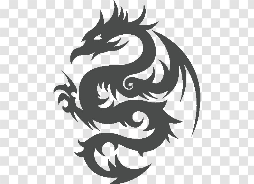Chinese Dragon Tattoo China - Flower Transparent PNG