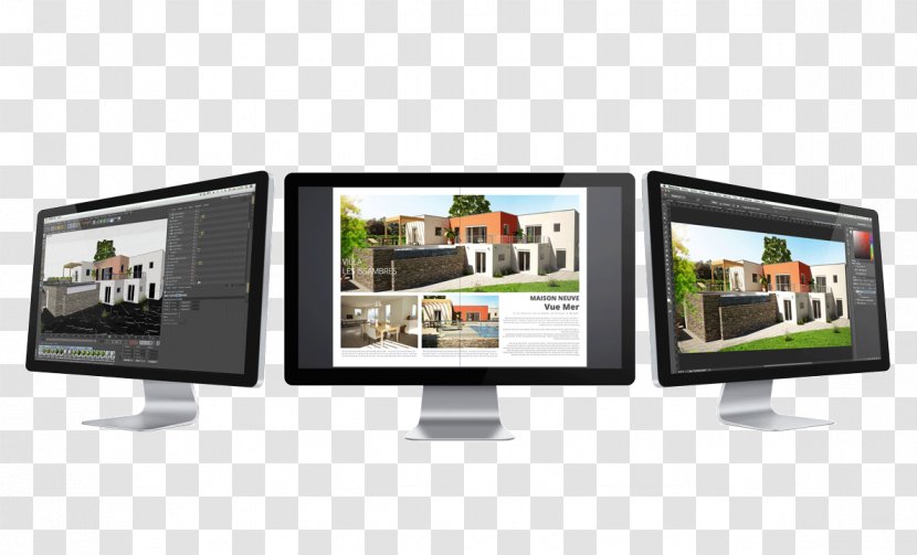 Computer Monitors Output Device Multimedia Display Advertising - Media - Design Transparent PNG