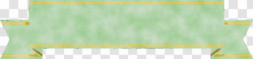Green Yellow Line Rectangle Transparent PNG