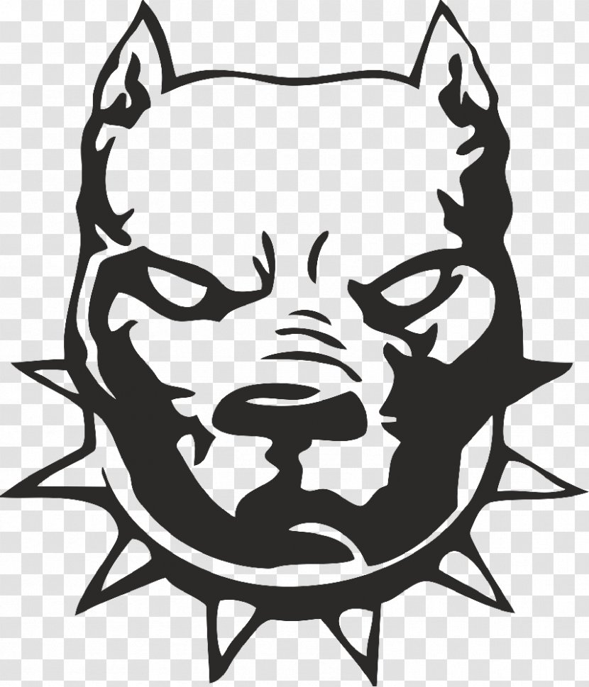 American Pit Bull Terrier Clip Art Bully Logo Image - Silhouette - Design Transparent PNG