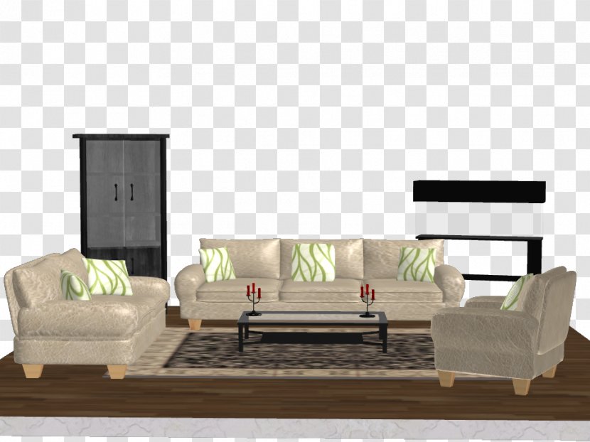 Living Room Sofa Bed Couch Furniture - Carpet Transparent PNG