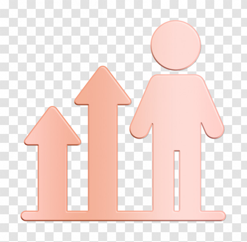 Man Succesing Icon Business Icon Triumphs Icon Transparent PNG