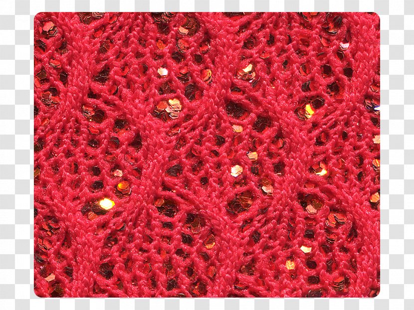 Crochet Wool Pattern - Magenta Transparent PNG