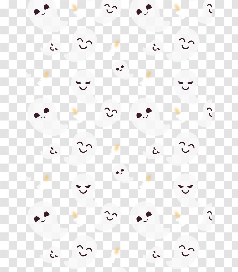 Textile Area Pattern - Number - Halloween Candles And Ghost Card Collection Transparent PNG