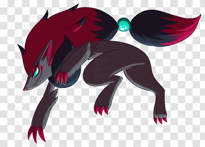 Demon Legendary Creature Werewolf Pokémon Midnight - Adhesive - Twenty Four Transparent PNG