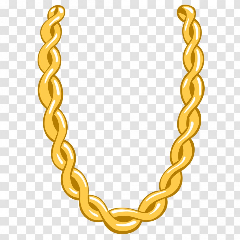Necklace Rope Chain Gold Jewellery Transparent PNG