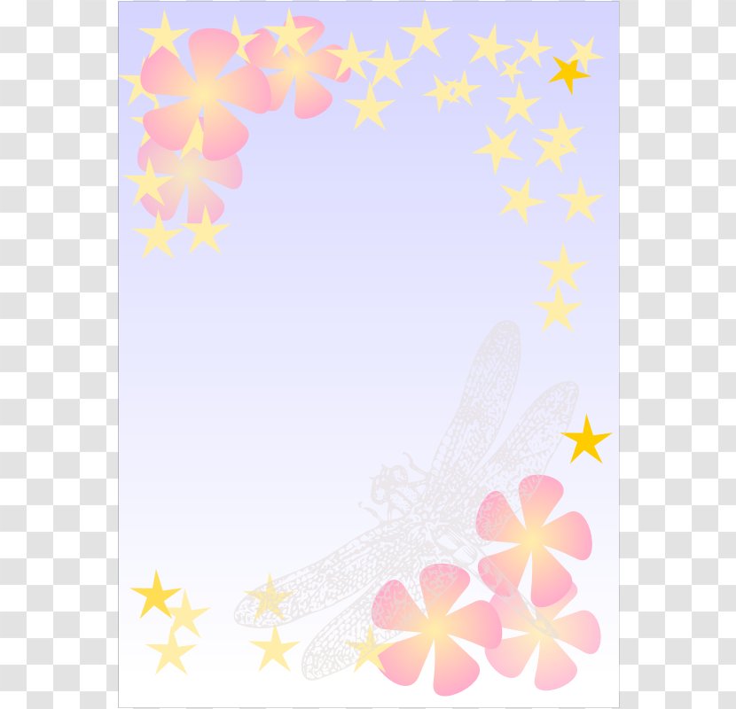 Drawing Clip Art - Picture Frame - Dragonfly Images Transparent PNG