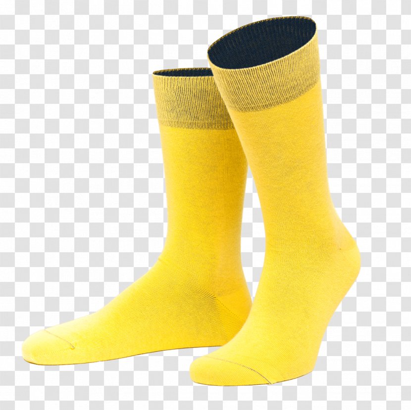 Sock FALKE KGaA Yellow Cotton Stutzen - Color - Cove Transparent PNG