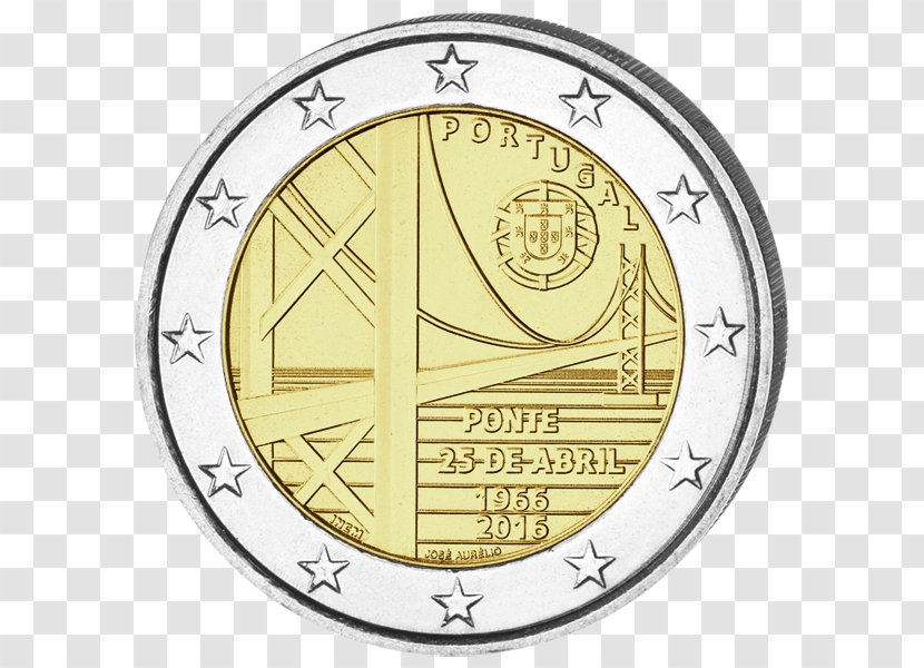 2 Euro Commemorative Coins Coin Transparent PNG