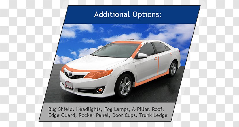 Toyota Camry Mid-size Car Compact Motor Vehicle - Paint Protection Transparent PNG