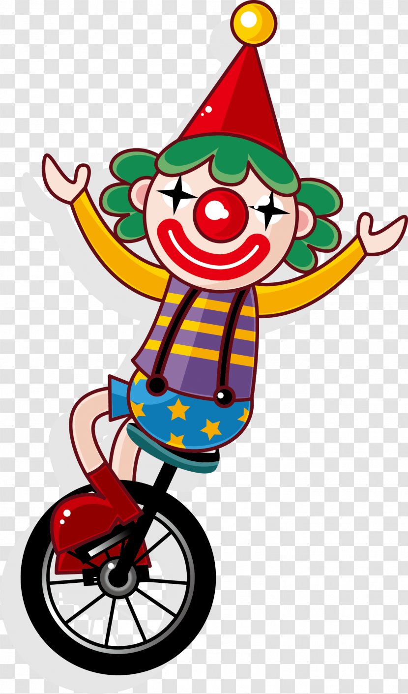 Joker Clown Circus Juggling - Vector Transparent PNG
