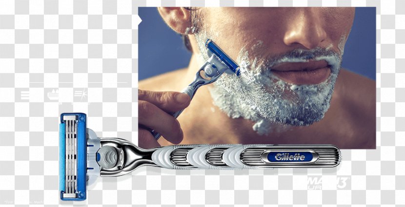 Gillette Mach3 Razor Shaving Beard - Aftershave Transparent PNG