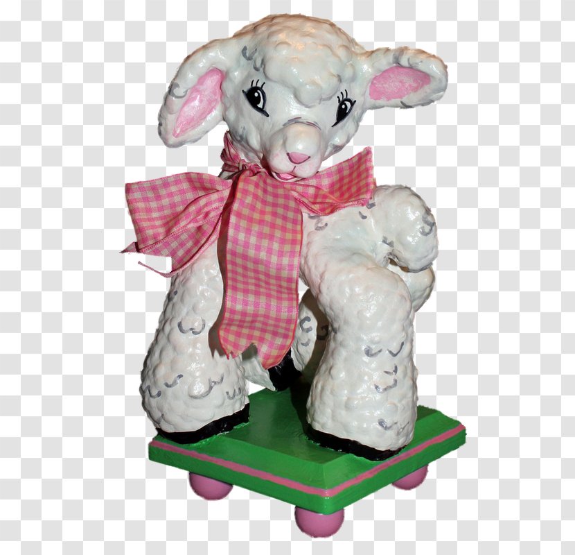 Easter Bunny Figurine Stuffed Animals & Cuddly Toys - Little Lamb Transparent PNG