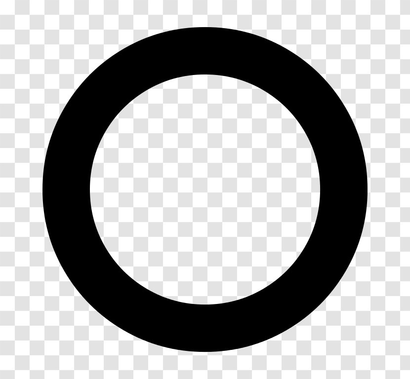 Circle - Black And White - Paintnet Transparent PNG