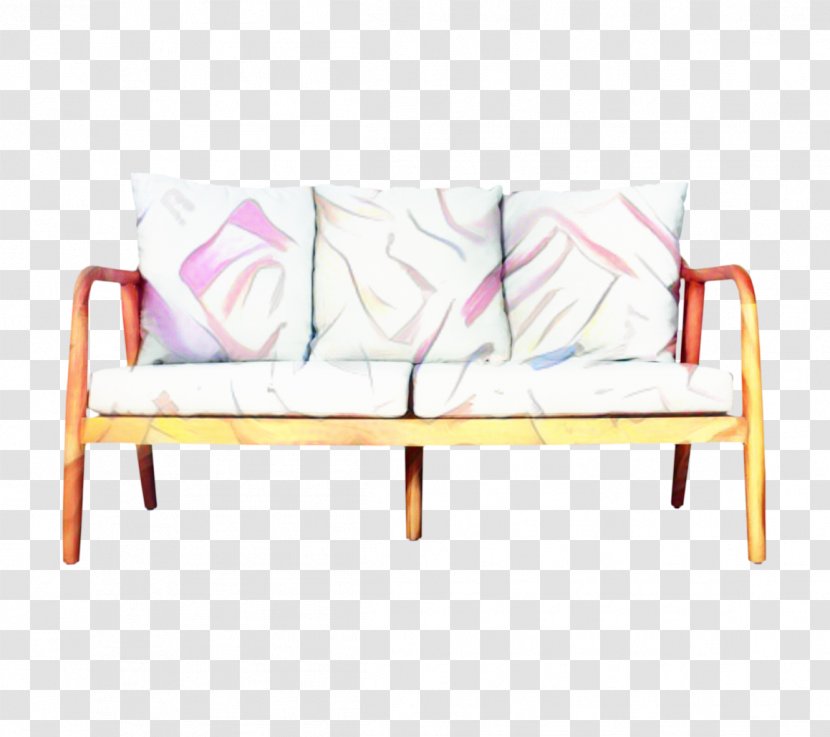 Wood Table Frame - Bed - Loveseat Studio Couch Transparent PNG