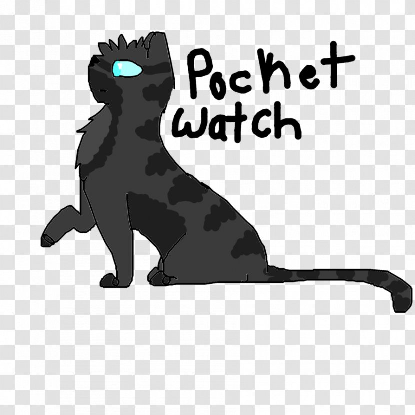 Cat Dog Tail Black M Clip Art - Like Mammal - Pocketwatch Transparent PNG