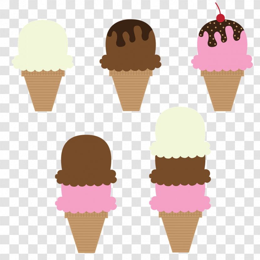Ice Cream Cones Gelato Frozen Custard - Sundae Transparent PNG