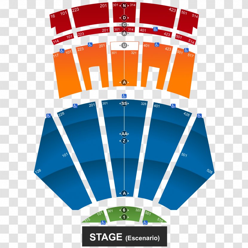 Microsoft Theater L.A. Live Theatre Seating Plan - Box Transparent PNG