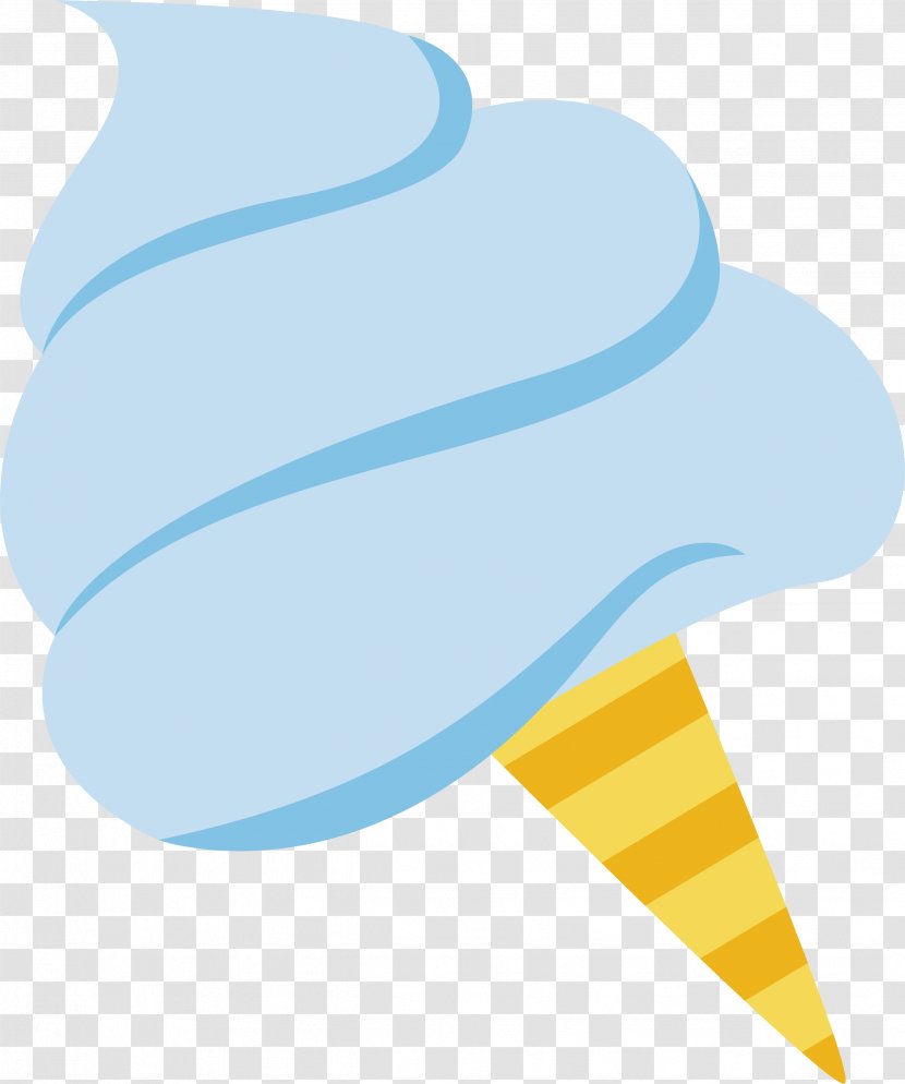 Marshmallow Sugar Shape - Wing - Blue Shit Shaped Cotton Candy Transparent PNG