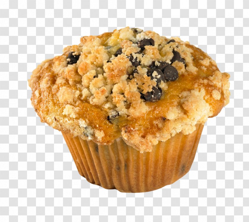 Muffin Bakery Streusel Pastry Cupcake - Baking - Banana Chip Transparent PNG