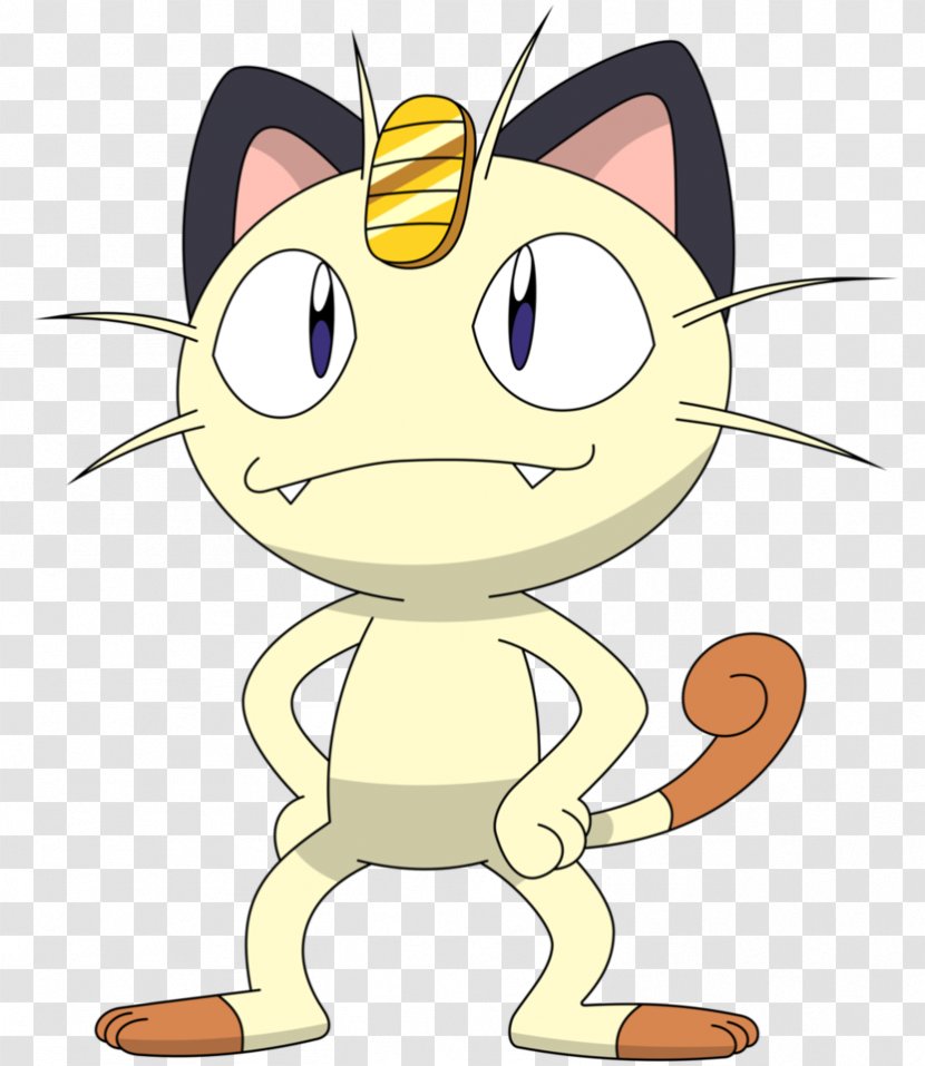 Whiskers Pokémon GO Ash Ketchum Cat Meowth - Heart Transparent PNG