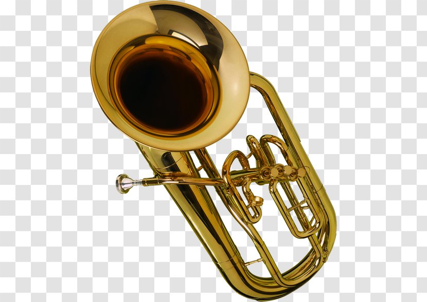 Tuba Trumpet Musical Instruments Brass Sousaphone - Frame Transparent PNG