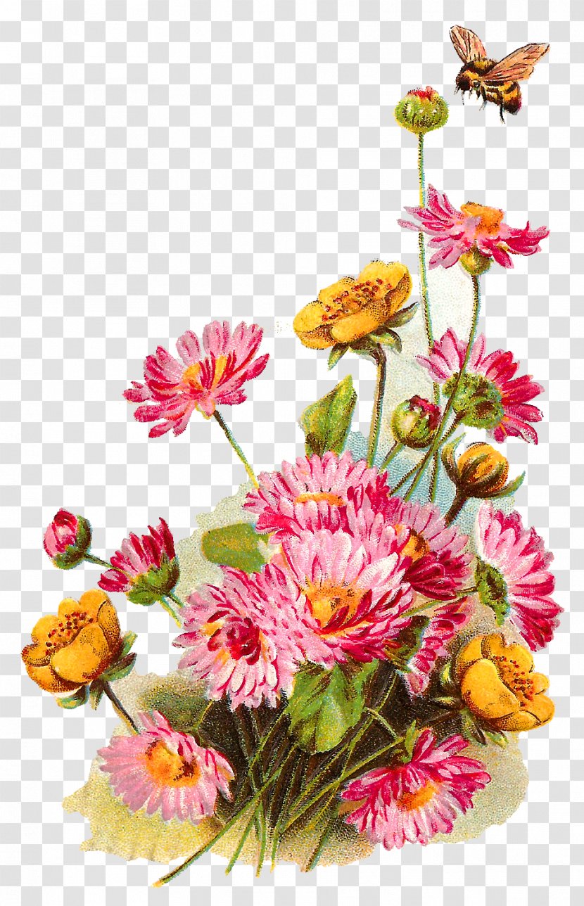 Wildflower Clip Art - Flower Bouquet - Background Transparent PNG