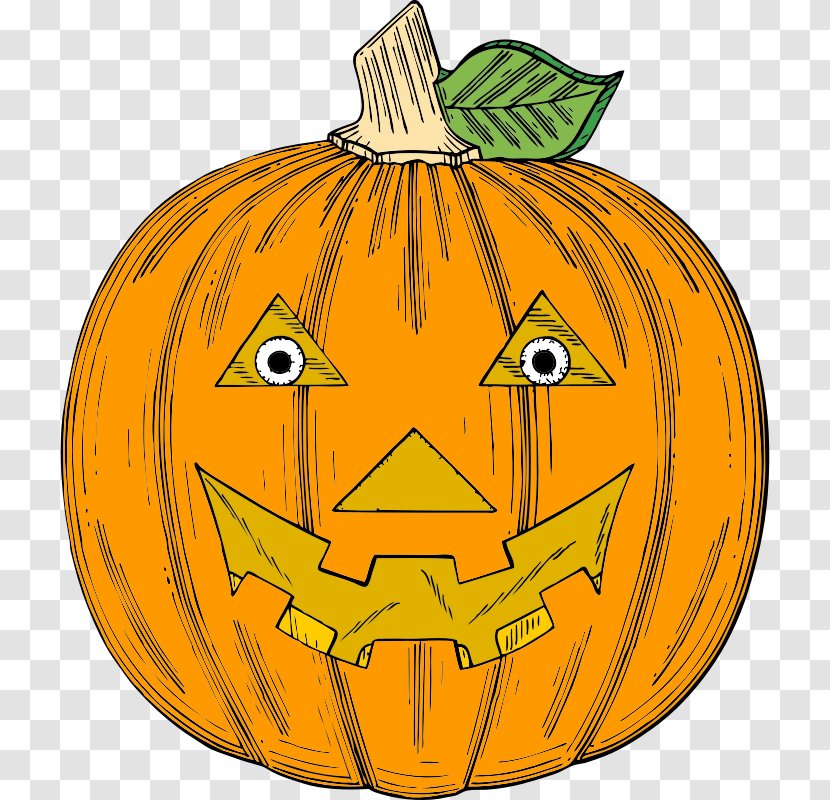 Jack-o'-lantern Halloween Clip Art - Food - Pumpkin Lantern Transparent PNG