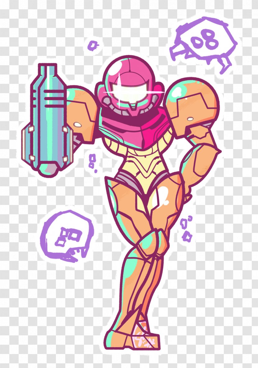 Metroid Clip Art Illustration Samus Aran Bounty Hunter - Cartoon - Inspirational Transparent PNG