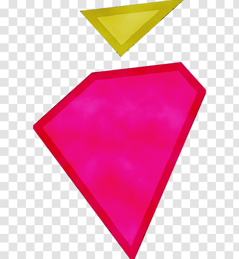 Pink Magenta Red Yellow Rectangle - Paper - Construction Transparent PNG