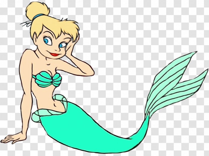 Mermaid Cartoon Fictional Character Mythical Creature Clip Art - Line Tail Transparent PNG