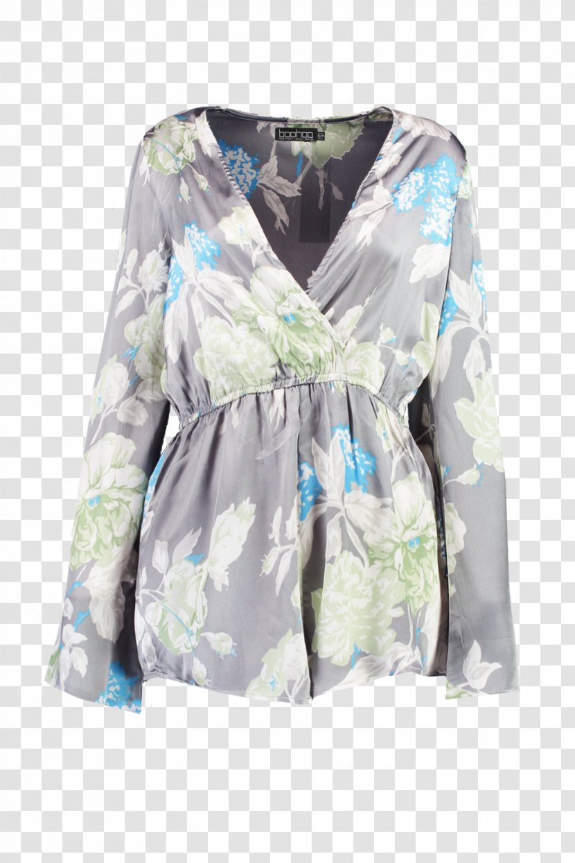 Blouse Sleeve Outerwear Dress Neck - Top Transparent PNG
