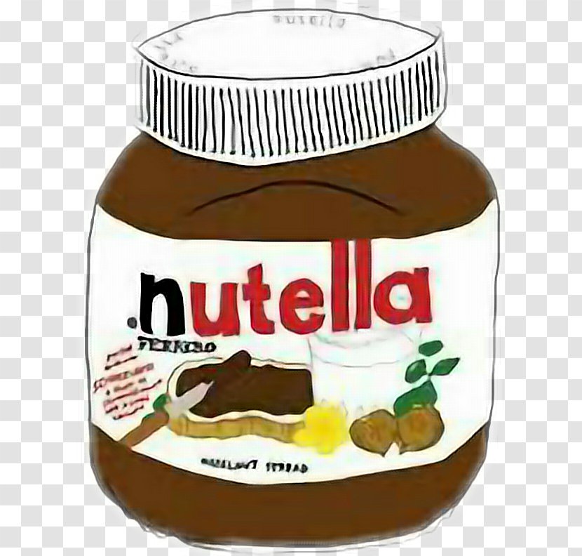 Nutella Pancake Chocolate Spread Drawing Image - Nuttela Sign Transparent PNG